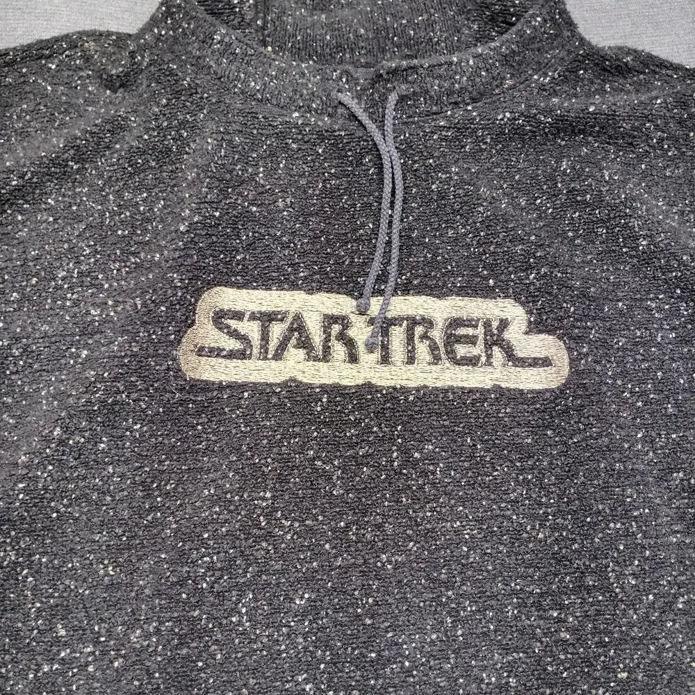 Vintage Star Trek The Experience Las Vegas Hilton Fleece 1/4 Zip USA